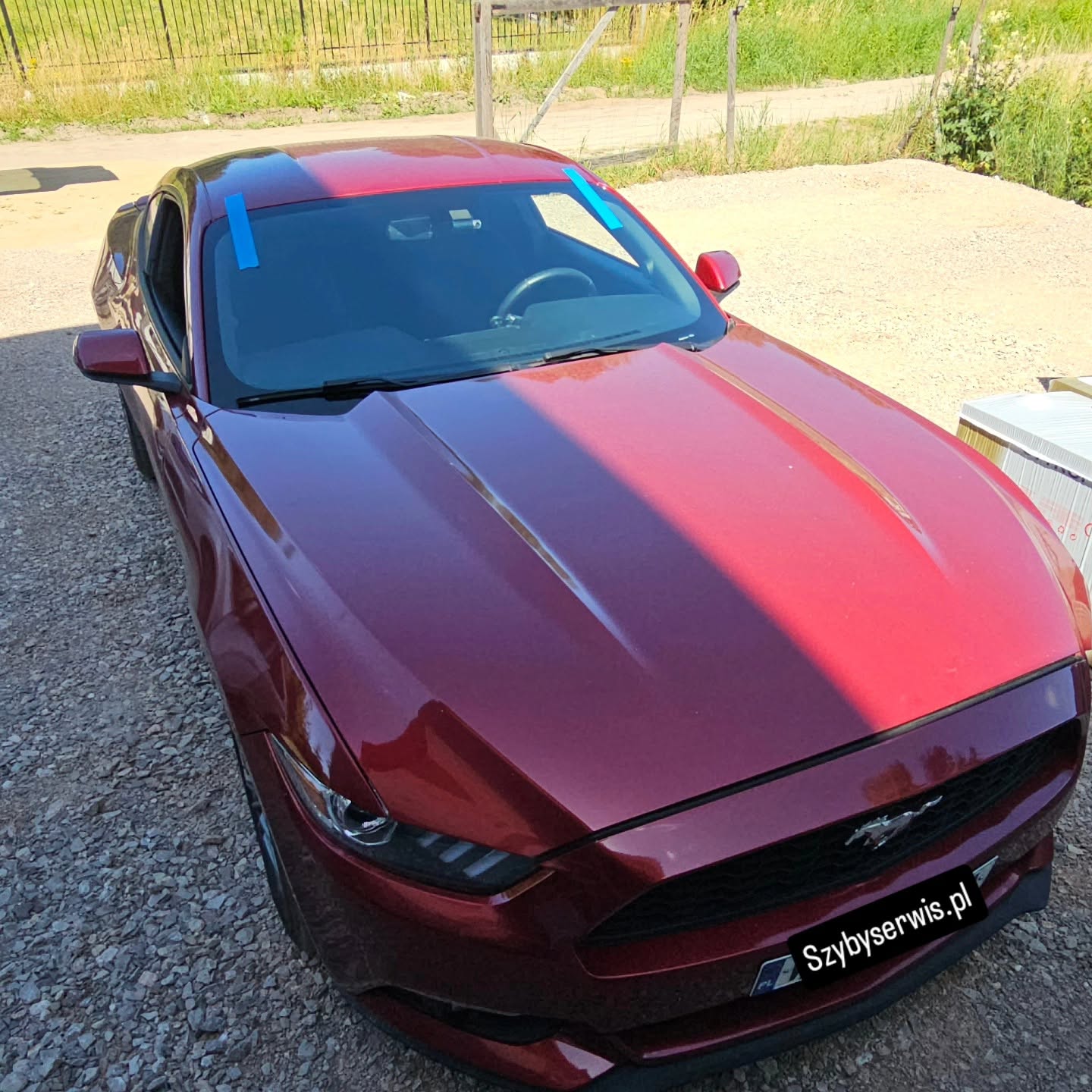 Ford Mustang z novim vetrobranskim steklom